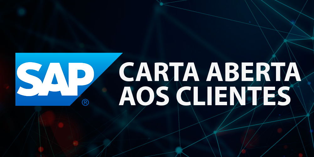 SAP divulga carta aberta para clientes sobre a continuidade dos trabalhos em meio a pandemia de Covid-19